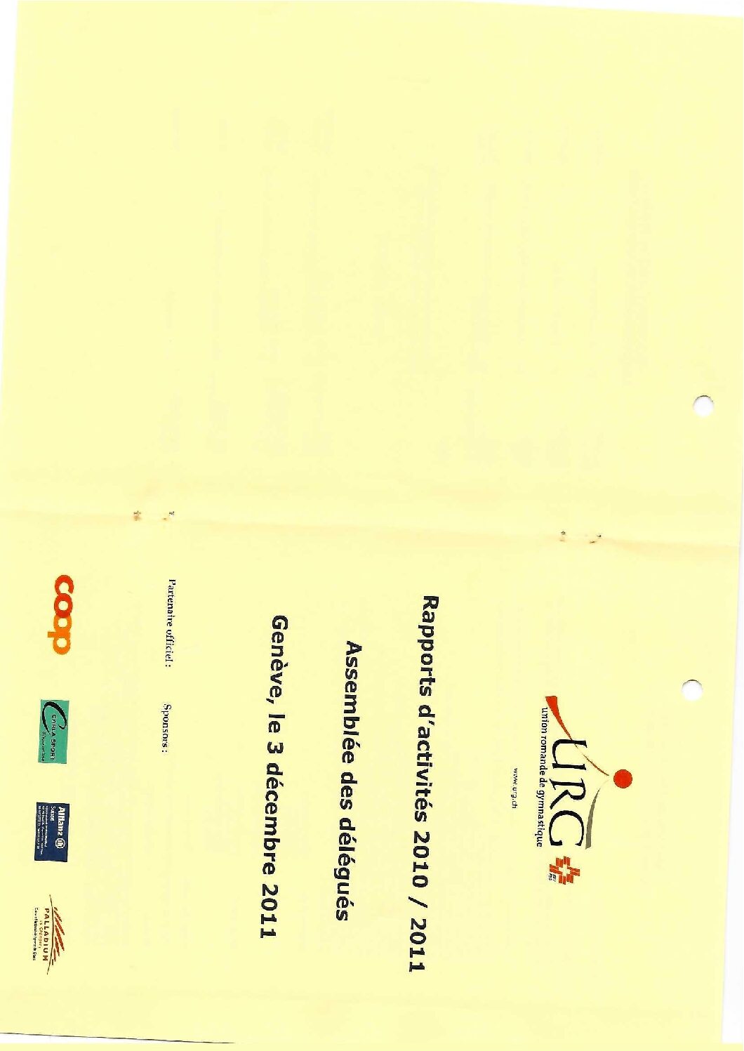 Rapport annuel 2010-2011