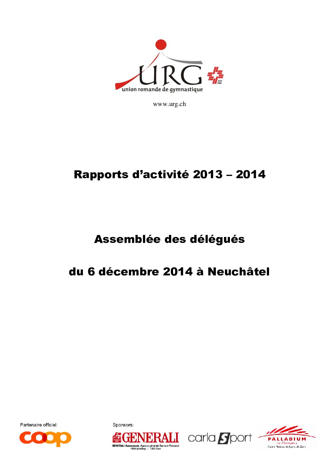 Rapport annuel 2013-2014