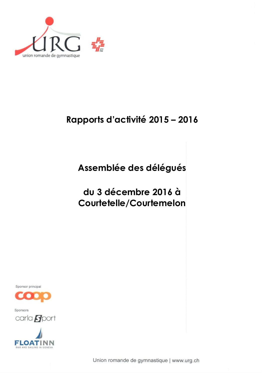 Rapport annuel 2015-2016
